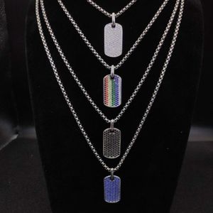 Livraison gratuite Designer Dy Luxury Jewelry Collier David Yuman Collier de marque plein de diamants avec quatre chaînes d'une épaisseur de 3 mm et d'une longueur de 50 + 5 cm ou 60 + 5 cm