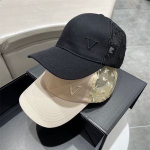 Designer Luxury L Hat NIB CASQUETTE DE BASEBALL MONOGRAMME MESH INITIAL