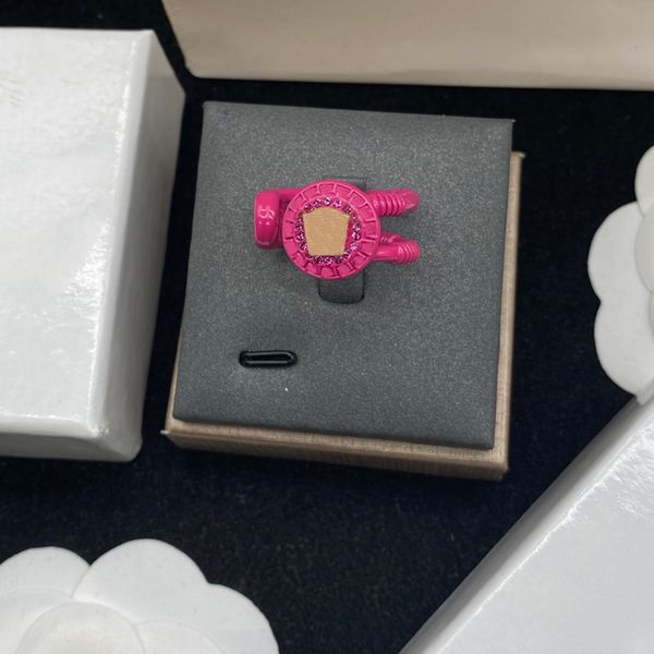 Diseñador de lujo para mujer anillos de oro con diamantes moda Anillos tallados en la cabeza marca de joyería de lujo para hombres rosa boda accesorios al por mayor