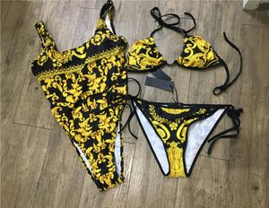 Designer Luxury Dames Summer plage natation 2 pièces Bikini sous-vêtements Swimwear Womens Swimsuit Sexy Bathing Trots Sexy Onepiece 8684146