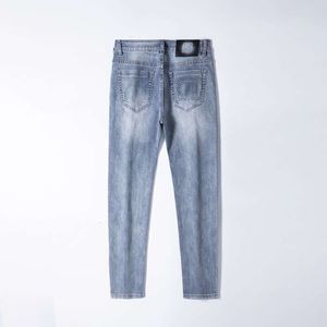 Designer Luxury Loes Classic Nouvelle marque de mode européenne masculine de couleur claire, tout-en-un jeans de petite jambe droite