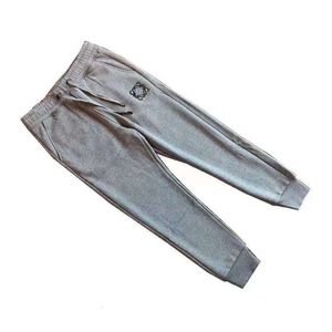 Designer Luxury Loes Classic Unisexe Fall / Winter Sports Coton Pure Pantalon de bague sportive Hygiène décontractée, Jeans avec broderie lâche