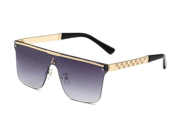 Designer De Luxe Hommes Rôle Ban Classique Marque Rétro femmes lunettes de Soleil Designer Lunettes Bandes En Métal Cadre Lunettes de Soleil Femme 414