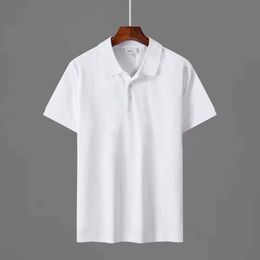 Designer de luxe Polos pour hommes Luxe Noir et blanc et divers styles revers de chemise Manches courtes Broderie décontractée t-shirts classiques