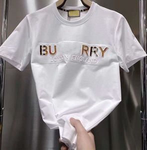 T-shirt de luxe pour hommes d'été décontracté à manches courtes T-shirt T-shirt de haute qualité Tops pour hommes femmes lettres 3D T-shirts monogrammés chemises asiatiques 11