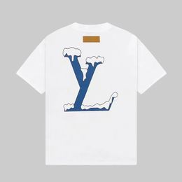 Designer Luxe heren T-shirt Zomer louisely T-shirt Hoge kwaliteit Tees Tops voor heren Dames 3D Letters Monogram T-shirts Shirts Aziatische maat S-3XL viutonly vittonly