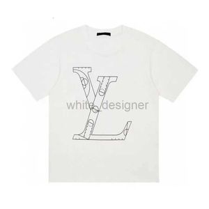 Designer Luxury Men's T-shirt Summer Louisly T-shirt T-shirts de haute qualité Tops pour les femmes en t-shirts monogrammés pour femmes