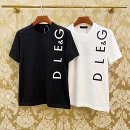 Designer Luxury T-shirt T-shirt T-shirt Tee Lettres imprimées T-shirts mâles imprimés Homme 100% coton Homme décontracté Hommes à manches courtes Tops pour hommes Multi-styles