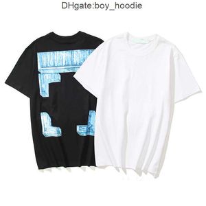 Designer Luxury Men's T-Shirts Premium Cotton Printing Brand Offs décontractés Tops pour taille S-2xl Black Colors T-shirts Back Arrow x Sleeve courte x8x1