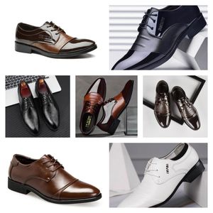 Chaussures en cuir multi-style de luxe de luxe, chaussures décontractées pour hommes, chaussures habillées de grande taille, chaussures de mariage pointues