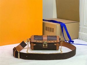 Designer Luxe Papillon Trunk Bag Chain Lederen Schouder Crossbody Coin Portemonnee Mini Tote Grootte: 20 cm [met doos] X4pp#