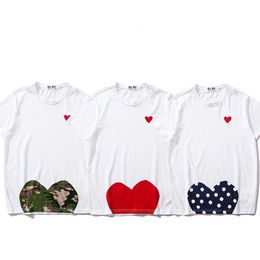 Designer Luxe Spelen Klassieke Veelzijdige Mode Trend Liefhebbers Camouflage Liefde Japan Xiao Zhan Wang Yibo T-shirt met korte mouwen Heren en Dames