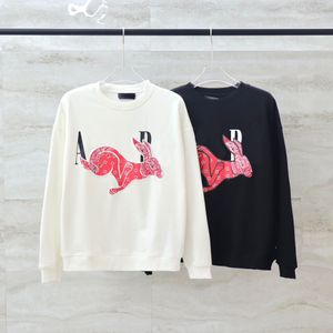 Designer de luxe Polar Fashion High Street coton sweat-shirt pull à capuche respirant hommes et femmes lapin imprimé sweat à capuche décontracté