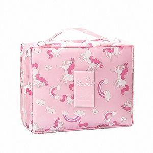 Designer Luxe Portable Cosmetic Storage Bag Make-up Pouch Women grote multi-compartimenten Travel W Toilet Badkamer organisatoren T0LR#