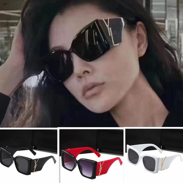 Diseñador de lujo Impreso Alfabeto Gafas de sol Gafas Gafas de mujer Gafas de hombre Gafas de sol de mujer Lentes UV400 para hombres y mujeres 10