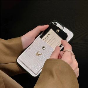 Designer Luxury Pu Le cuir portefeuille Cax de téléphone pour femmes hommes iPhone 15plus 15pro 14promax 13pro 13 12pro 12 11 supports de cartes Poches Porta Folio Pochette Couverture arrière