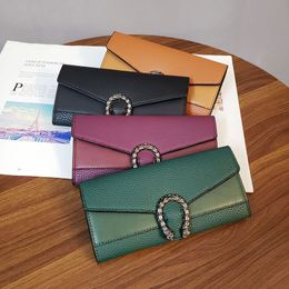 Designer luxe portemonnee dames lange mode -portefeuilles in alle categorieën klassieke vintage portemonnee handmunt portemonnees