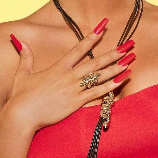 Anillo de lujo de diseñador marca de moda español Unode50 anillo de serpiente joyería chapada en plata regalo de pareja