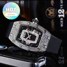 Designer Luxe RM Polshorloge Horloges Polshorloge Mechanisch Horloge Vrouwelijke Decoratie Diamant Merk Vriendin Vrouw Zwitserse Beweging Horloges
