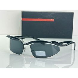 Designer luxury runway style sunglasses Frameless lenses with ultra light frame envelope shape Nylon frame 100% UVA/UVB protection Outdoor beach sunglasses SPR A25