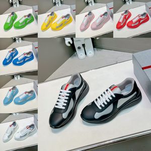 Zapatos de lujo de diseñador Zapatillas de deporte de diseñador de moda Zapatillas planas de cuero de alta calidad Zapatos casuales con cordones de malla negra Zapato deportivo para corredores al aire libre