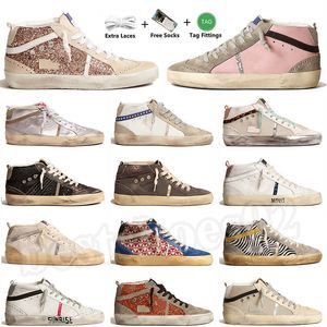 chaussures de luxe de créateurs hommes d'or femmes italie chaussure sale noir blanc or scintillant paillettes argent bleu rose vert baskets montantes baskets plates pour hommes sports de plein air