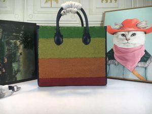 designer de luxe sac à provisions sac à main sac à bandoulière coloré toile cuir voyage essentiel shoppingbags 659983