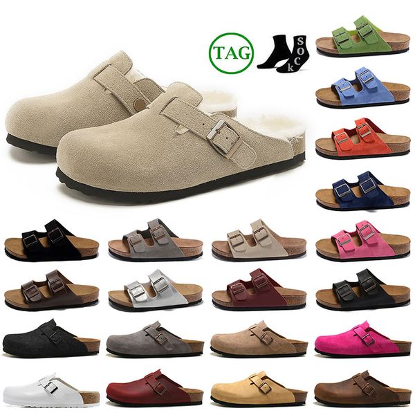 Zapatillas de deporte de lujo de diseñador Birkinstocks para hombre y mujer, zapatillas, plataforma, chanclas, deslizadores de cuero, diseñador para mujer, zapatillas, mocasines, zapatos Birkinstoc