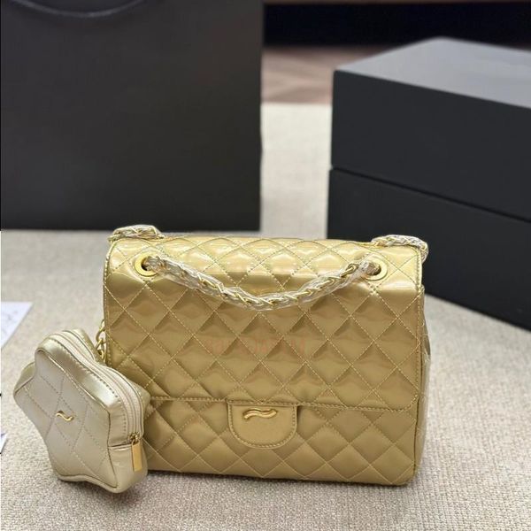 Designer Luxury Star Backpack Femme Sac à main sac à main Bag de téléphone en cuir brillant Mother Child Child Pack