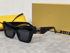 Designer Luxury Luxury Sunglasses Men Eyeglasse Outdoor Shades Big Square Fashion Classic Lady Sun Sunrs Mirroirs de haute qualité 6119