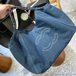 Designer luxe draagtas Nieuwe denim retro boodschappentas Strandtas met boodschappentas met grote capaciteit Designer Bag Fashion Dameshandtas schoudertas