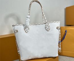 Designer Luxe tassen Neverfu MM Empreinte Lederen Tas M46516 Roze luis g vrouwen Handtas portemonnee top Kwaliteit