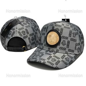 Versos de lujo de diseñador Gorra de béisbol clásica Moda Sombrero de playa Hombres y mujeres Ocio Transpirable Sombrero de camionero 0522