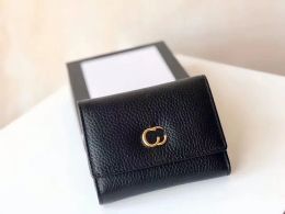 Portefeuille de luxe de styliste, pochette décontractée pour pièces de monnaie, petits sacs, porte-cartes pour femmes et hommes