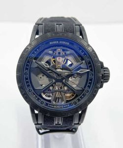 Ontwerper Luxe horloges voor Mens Mechanische automatische Roge Dubui Excalibur Spider Monobalancier Huracn Dbex0829 Titanium 45mm