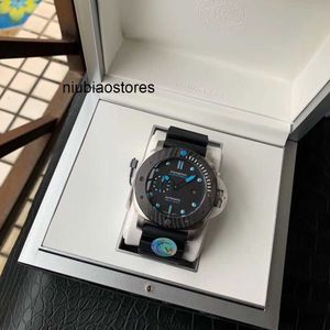 Designer luxe horloges horloges voor heren mechanische automatische beweging saffier spiegelgrootte 47 mm cowhide horlogeband 7mog