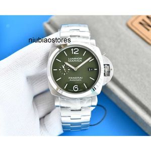 Designer luxe horloges horloges voor heren mechanische automatische beweging saffier spiegelgrootte 44 mm 13 mm stalen horlogeband 9xfo