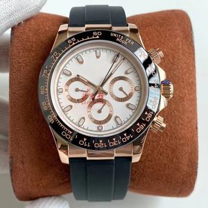 Designer Luxury Watchmen's Luxury Designer Watch Men Sliding horloges roestvrijstalen rubberriem automatisch mechanisch lichtgevend