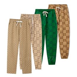 Diseñador de lujo mujeres hombres pantalones clásicos letra G pantalones casual al aire libre dinámico moda de venta al por menor pantalones para correr