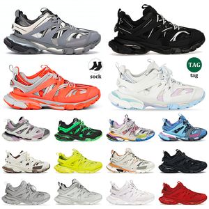 Designer Luxury Womens Mens Outdoors Chaussures décontractées Balnciasga Track 3.0 Sneaker Top Leather Trainer en nylon Plateforme imprimée Sneakers Men Trainers Chaussures