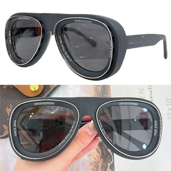 Diseñador Gafas de sol de lujo de lujo Z2702U Gafas de sol aviador ovalado