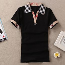 Camisetas de diseñador para mujer, camisetas de manga corta de algodón, camisetas informales de verano, ropa de talla asiática