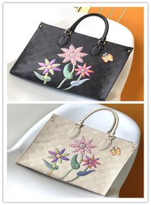 Designer Luxury Yayoi Kusama sur le tour M46416 Fleur White Handbag Tote Bag 7A Best Quality