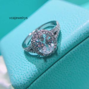 Diseñador Luxurys Diseñadores Anillo de compromiso de diamantes para mujeres Joyas de boda Joya de joyas de plata esterlina Joyería