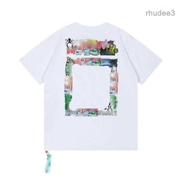 Designer Luxurys Offes Vêtements Hommes et Femmes Tees en vrac Tops Homme Casual Street Graffiti Shirt Sweatshirtoff T-shirts Offs Blanc Européen G4 IBMM IBMM