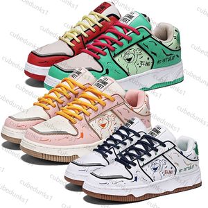 Summer Dopamine Mandarin Duck Casual Board Shoes: Sesame Street Low Cut Flat Sneakers for Outdoor Sports