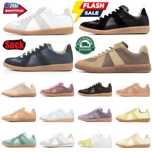 Diseñador Maisons Margiela MM6 Zapatos para mujer Zapatos casuales Recortados Maison Zapatillas de deporte para hombre Mocasines de cuero Zapatos vintage Skate Spezial Hombres Mujeres Zapatillas de deporte