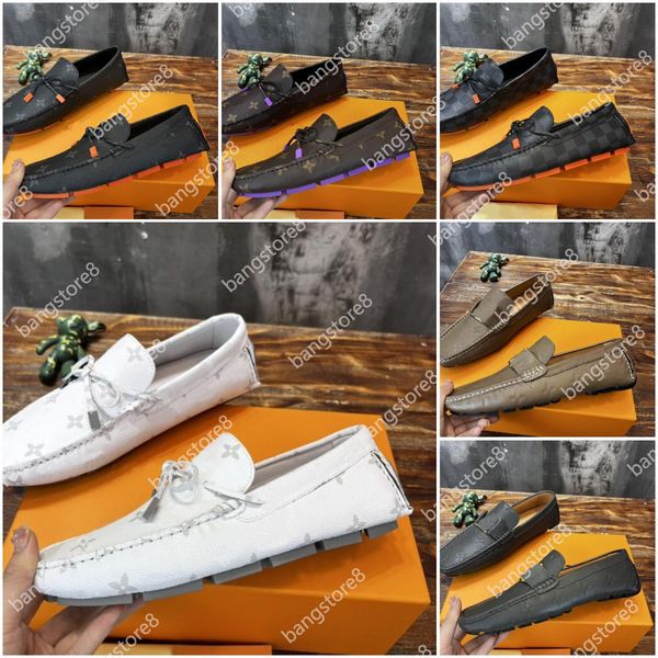 Designer Major Driver Estate Mocassins Chaussures Hommes classiques Arizona Hockenheim Mocassins En Cuir De Mode En Relief Chaussure Casual Top Qualité Taille 39-45