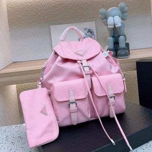 Nylon backpack designer backpacks mens back pack Designer Bag Medium 2-Piece School Bags Bookbag Triangle Woman Men TOP