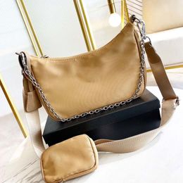 Designer make-up tas Dames schoudertas Crossbody tas Luxe onderarmtas schoudertas Hoge kwaliteit handtas mode portemonnee driedelige set